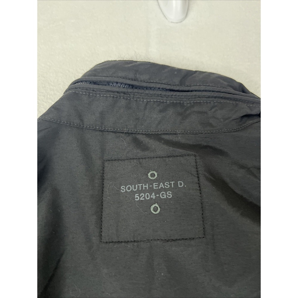 G Star Marker Military Womens L Large Black Jacket Zip Up Utility Field - Picture 8 of 8
